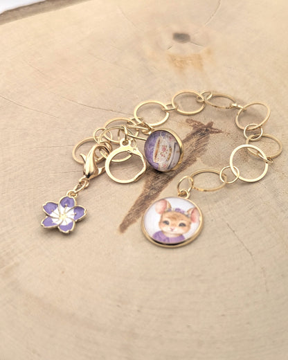 ⏱ Compte-rangs – 🌷 Violette, le cœur en fête