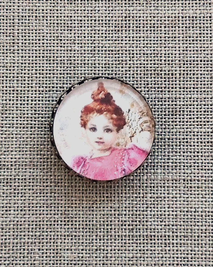 Embroiderer's magnet (or Magnet) Sweet Valentine