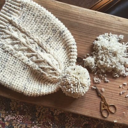Faller hat knitting pattern by Boyland Knitworks