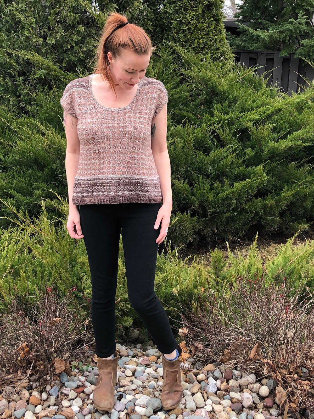 Skal sweater knitting pattern by This Bird Knits Designs