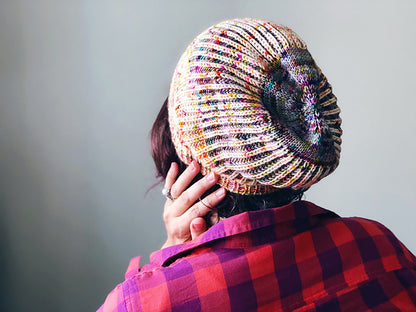 BrioComfort hat knitting pattern from Knit Graffiti Designs