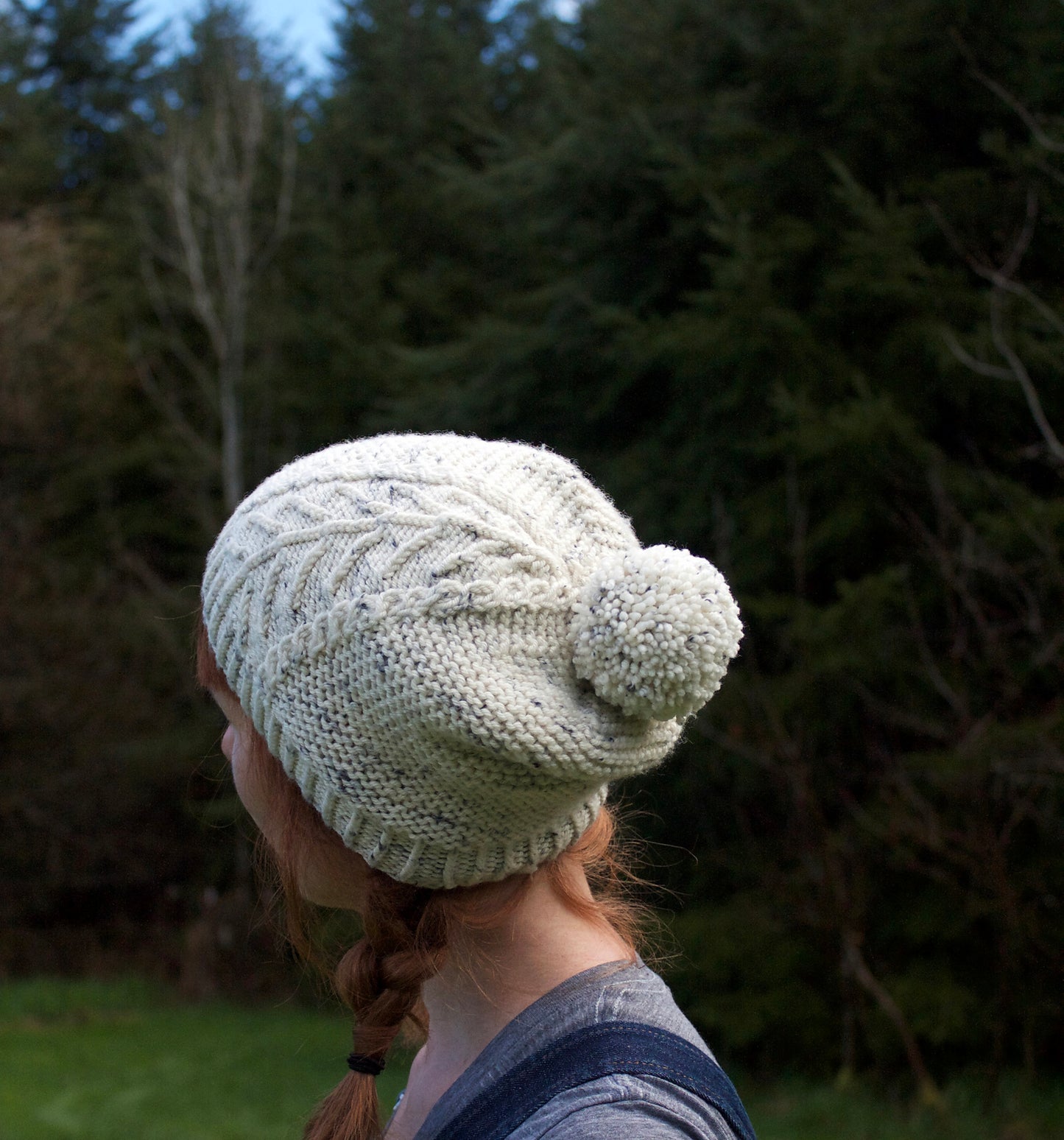 Faller hat knitting pattern by Boyland Knitworks