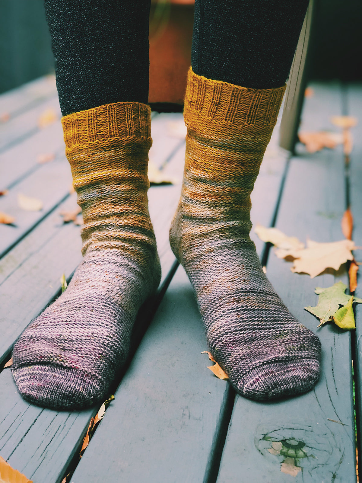 Patron tricot chaussettes Fluorite par Andrea Mowry