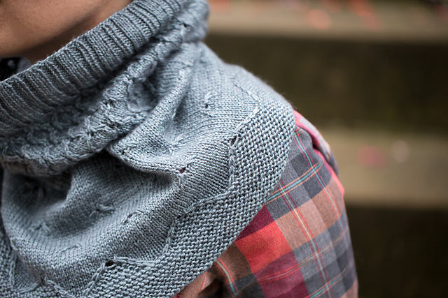 Fraxinus collar knitting pattern by Ysolda Teague