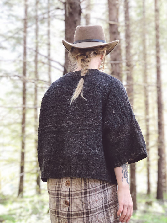 Gloam vest knitting pattern by Boyland Knitworks