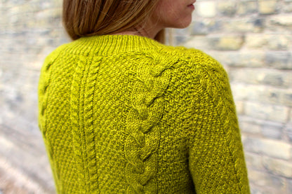 Lyndon sweater knitting pattern by Amy Miller