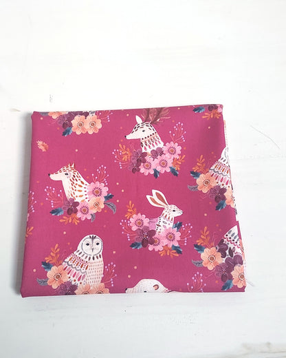 Maple Woods Pink Fabric from Dashwood Studio