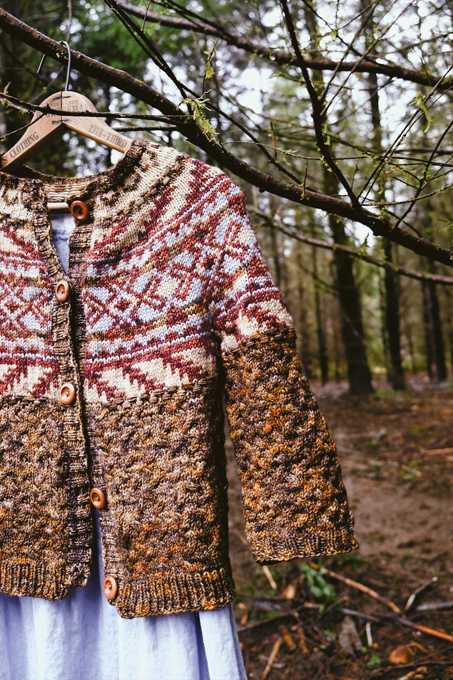 Nelchina vest knitting pattern by Boyland Knitworks