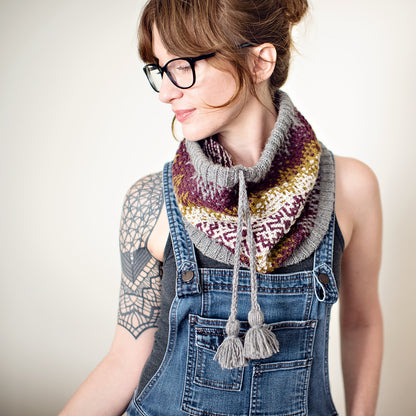Nova collar knitting pattern by Carina Spencer