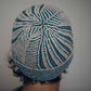 Organic Angles hat knitting pattern from Knit Graffiti Designs