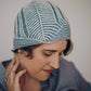 Organic Angles hat knitting pattern from Knit Graffiti Designs
