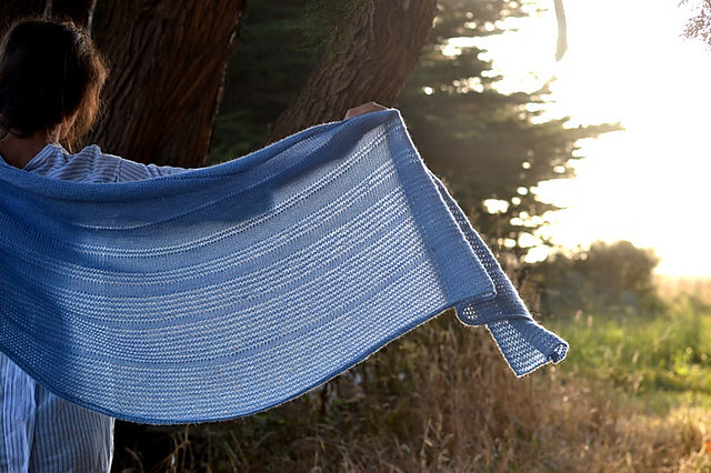 Bahaal shawl knitting pattern By Annie Claire