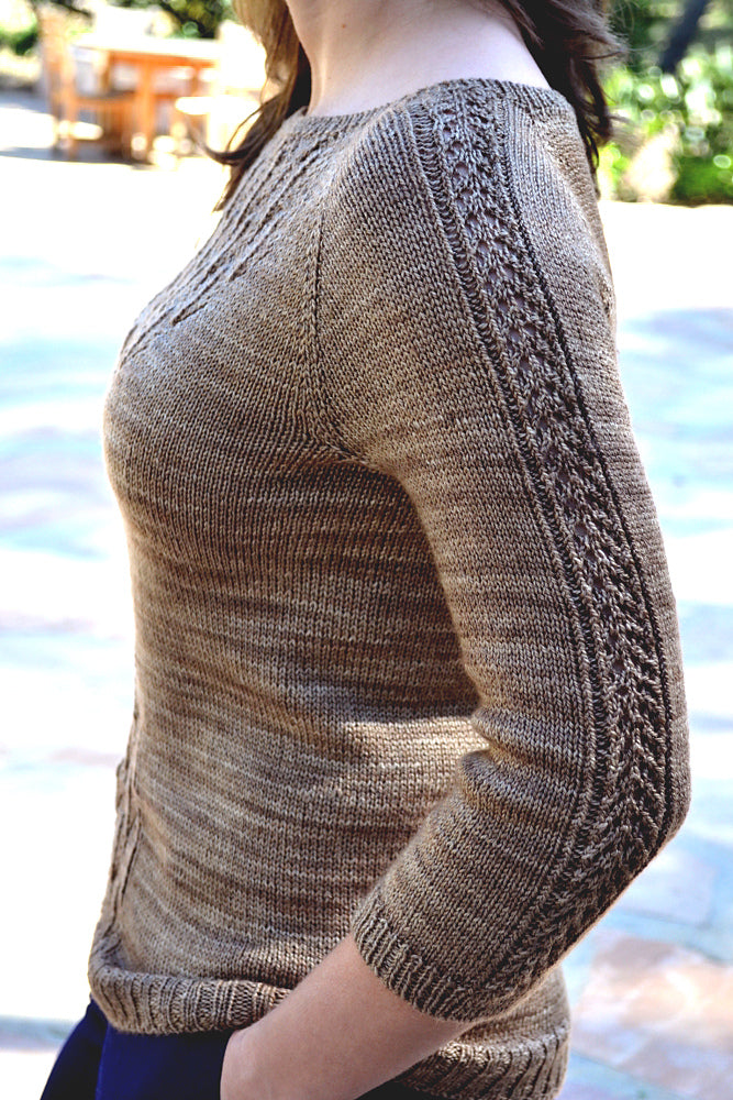 patron tricot pull Rye Field de Irina Anikeeva