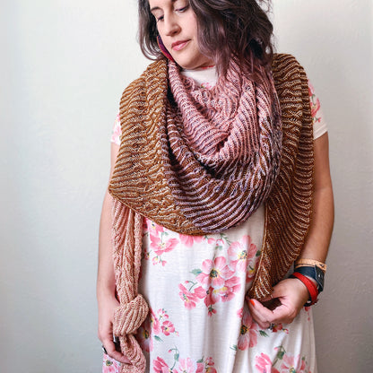 Prairie Lace shawl knitting pattern from Knit Graffiti Designs