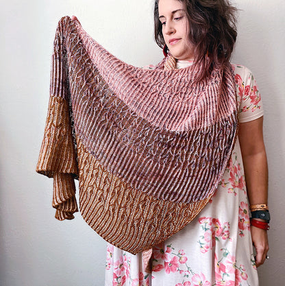 Prairie Lace shawl knitting pattern from Knit Graffiti Designs