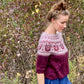 Tidal sweater knitting pattern by This Bird Knits Designs